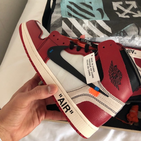 Off white air jordan 1 AJ1 Chicago - Picture 1 of 7